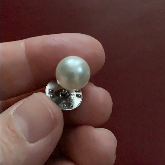 Vintage BALLOU REG’D set of two white pearl pins - Picture 8 of 8